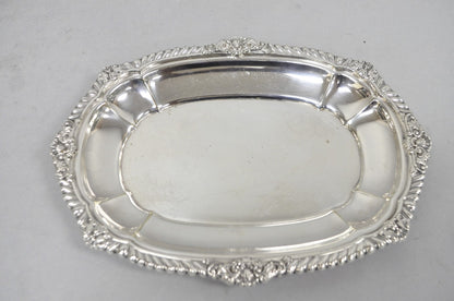 Vintage Gorham Y1130 Y1131 Victorian Silver Plated Gravy Sauce Boat & Underplate
