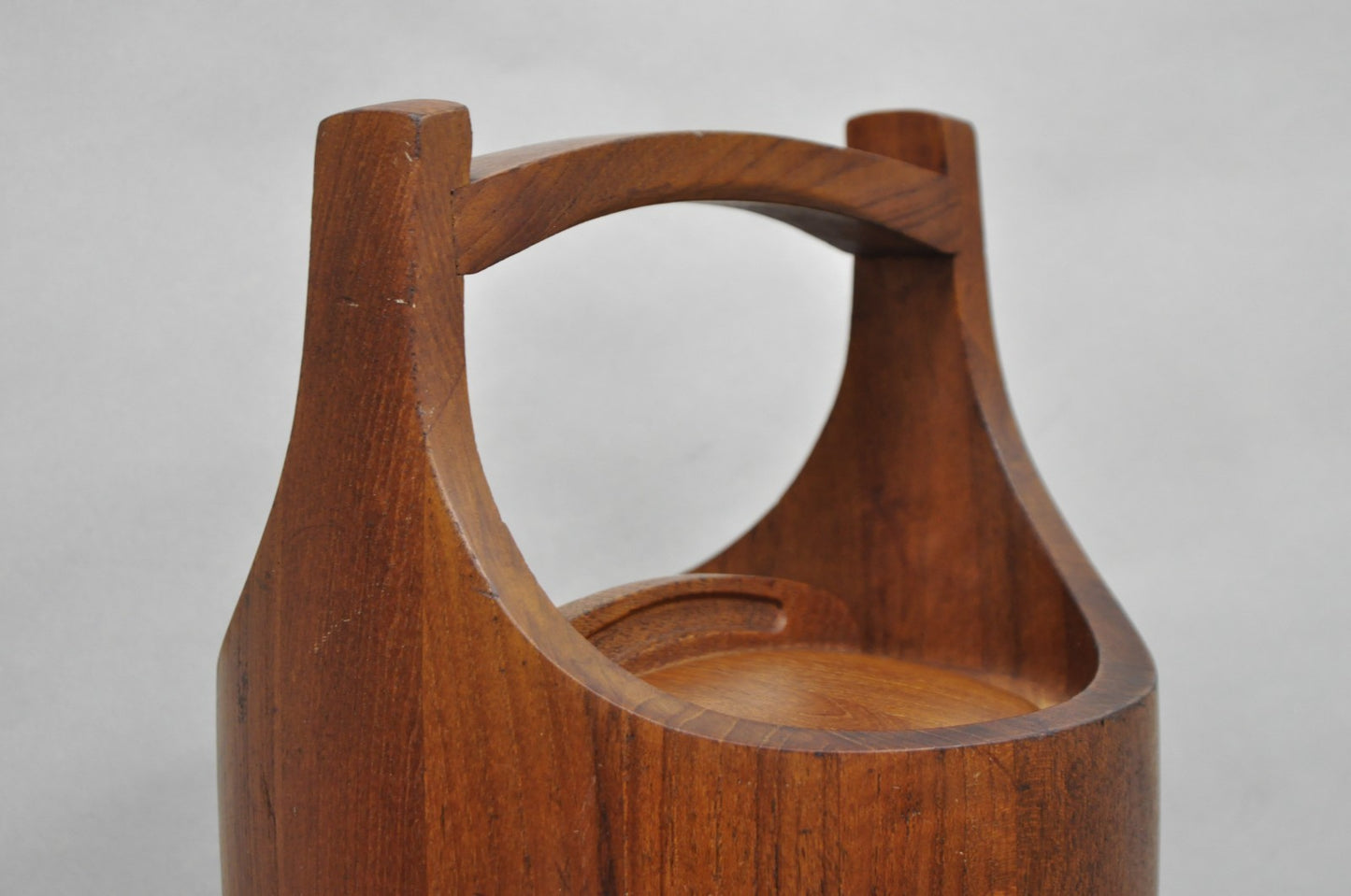 Vintage Mid Century Danish Modern Staved Teak Jens Quistgaard Ice Bucket  Dansk