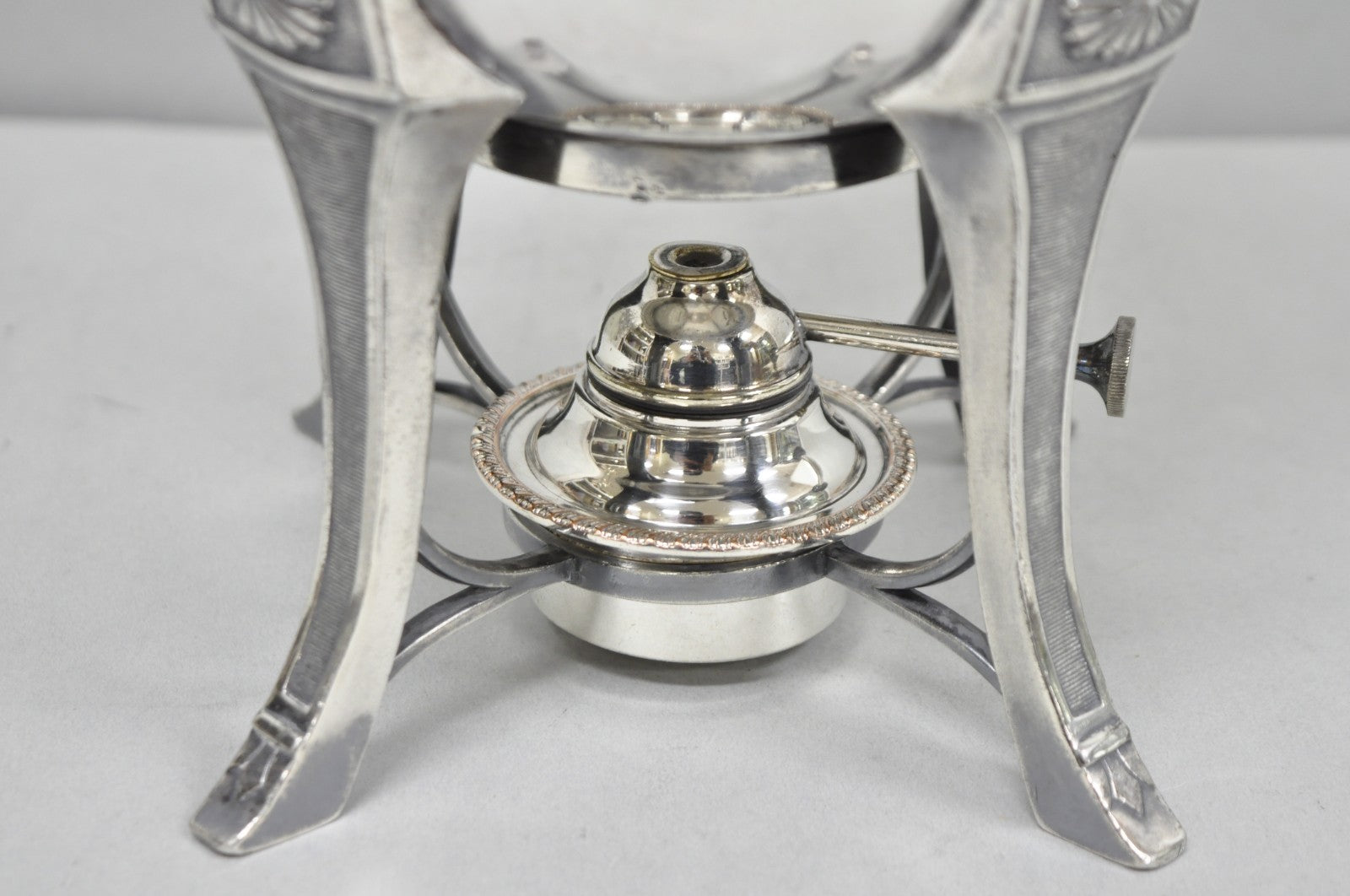 Antique Victorian Silver Plated Floral Engraved Coffee Samovar by Lucius Hart