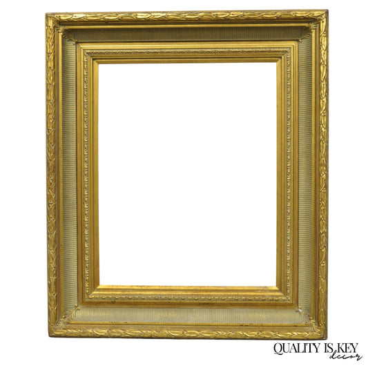 Vintage Large 42x36 French Louis XV Style Gold Gilt Wall Art Picture Frame