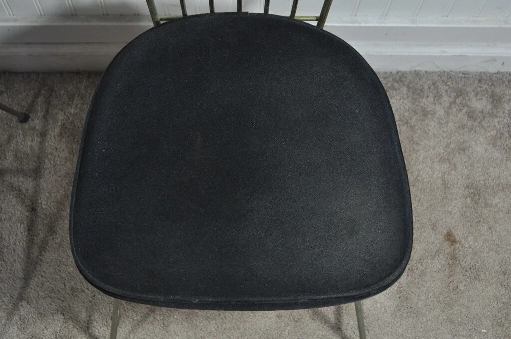 Vintage Mid Century Modern Arthur Umanoff Style Metal Dining Chairs - Set of 4