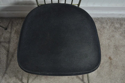 Vintage Mid Century Modern Arthur Umanoff Style Metal Dining Chairs - Set of 4