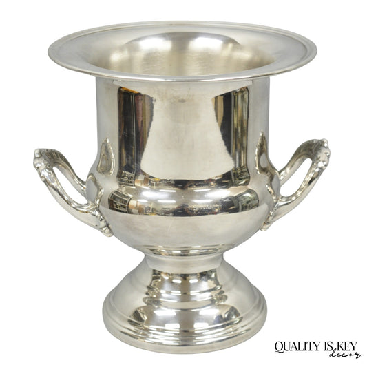 Vintage Victorian Silver Plated Trophy Cup Urn Bar Champagne Chiller Ice Bucket