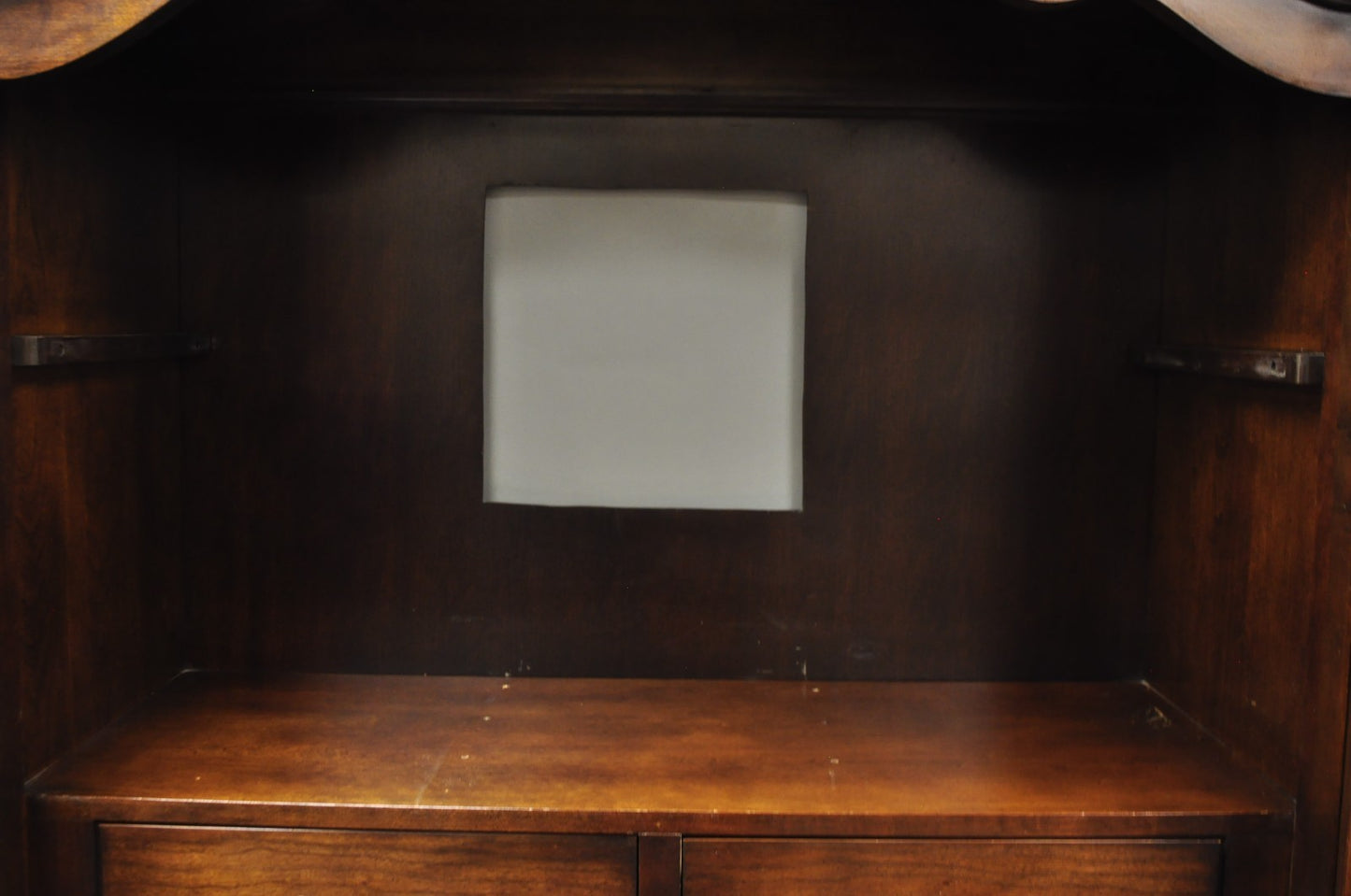 Century Furniture Cardella Cherry Wood Bombe Armoire Wardrobe Dresser TV Cabinet