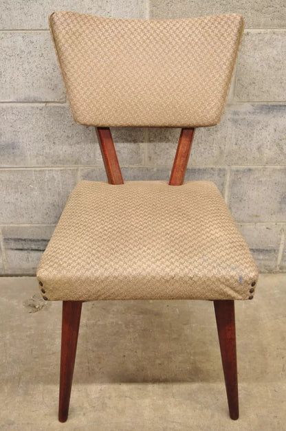 Vintage Mid Century Gilbert Rohde Jens Risom Style Mahogany Dining Chair (C)