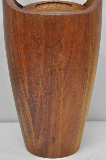 Vintage Mid Century Danish Modern Staved Teak Jens Quistgaard Ice Bucket  Dansk