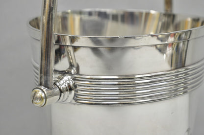 International Wilcox English Regency Silver Plated Champagne Ice Bucket "S" Mono