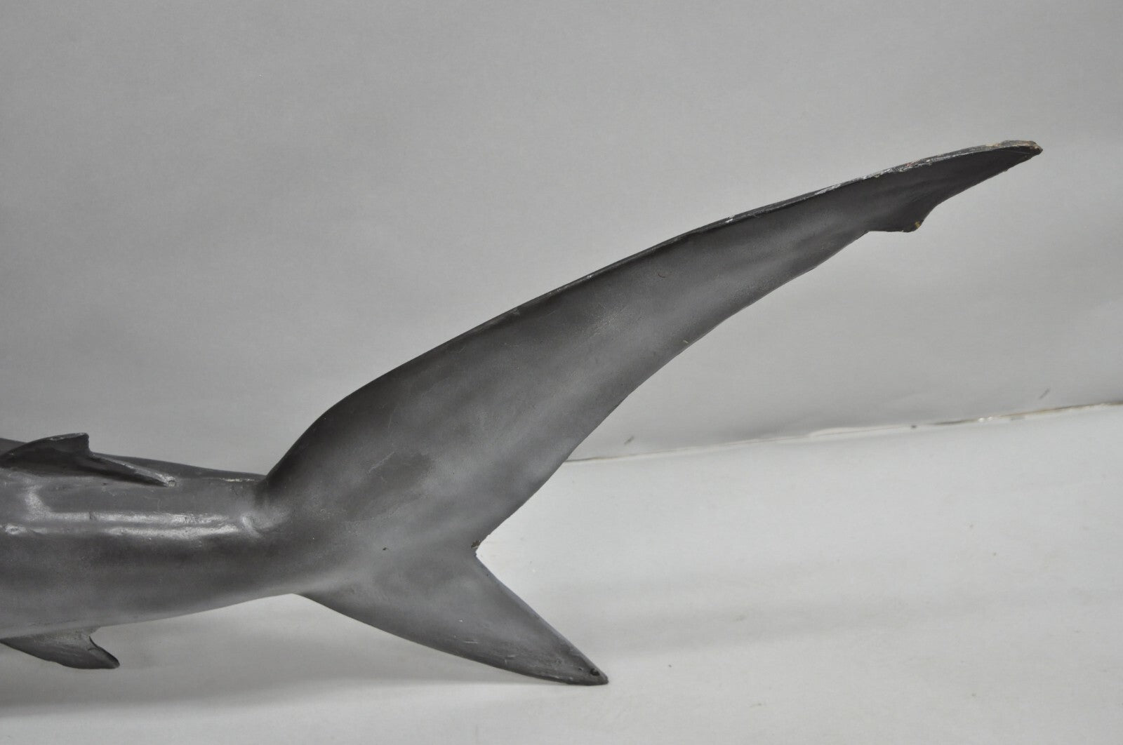 Vintage 67" Large Fiberglass Hammerhead Shark Fish Replica Wall Mount Display
