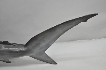 Vintage 67" Large Fiberglass Hammerhead Shark Fish Replica Wall Mount Display