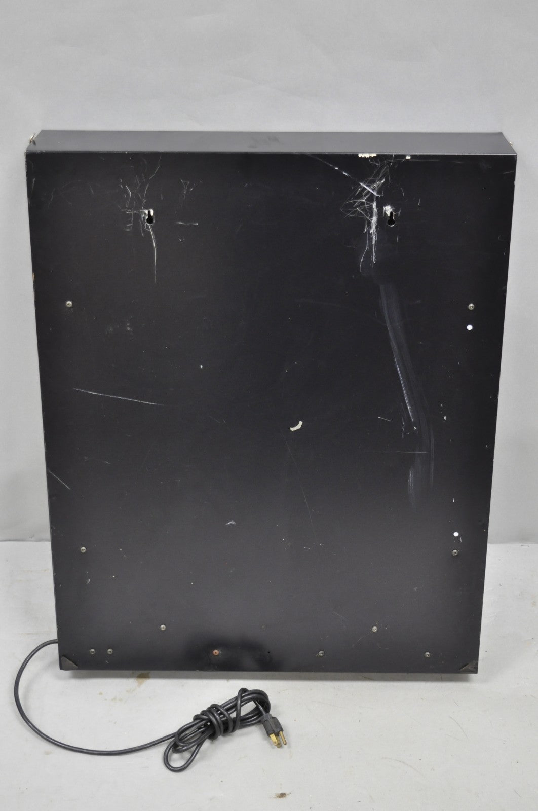 Vintage 1990s Illuminated Shadowbox Psychedelic Wall Art Framed Poster 30x24