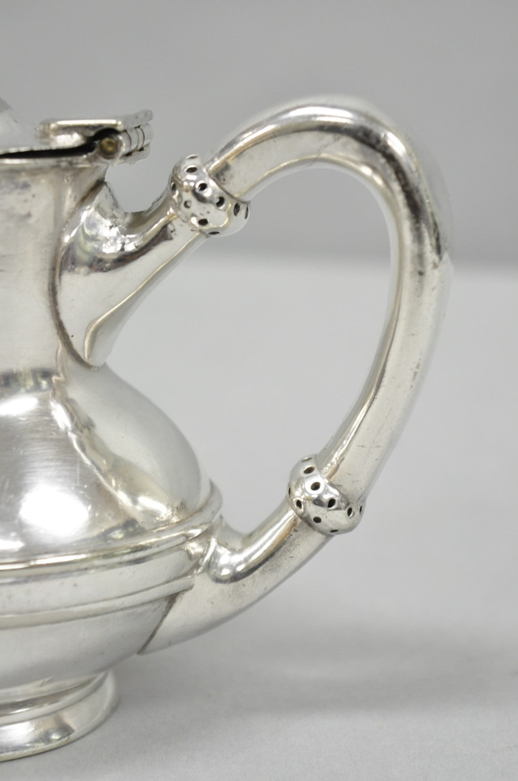 Antique Pennsylvania Railroad PRR Reed & Barton Small Silver Plated Teapot