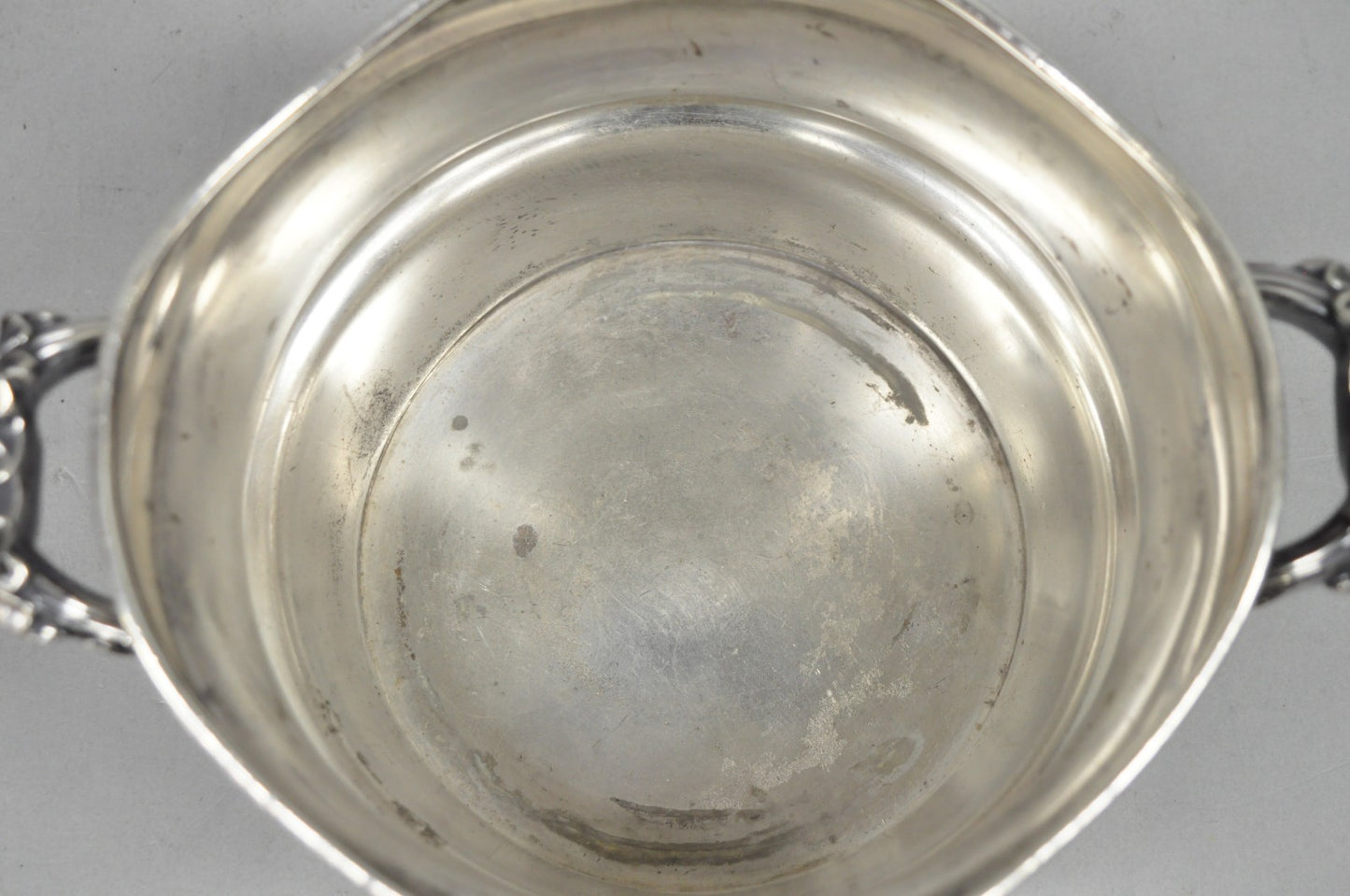 Art Nouveau Silver Plated Floral Repousse Champagne Chiller Wine Bottle Coaster