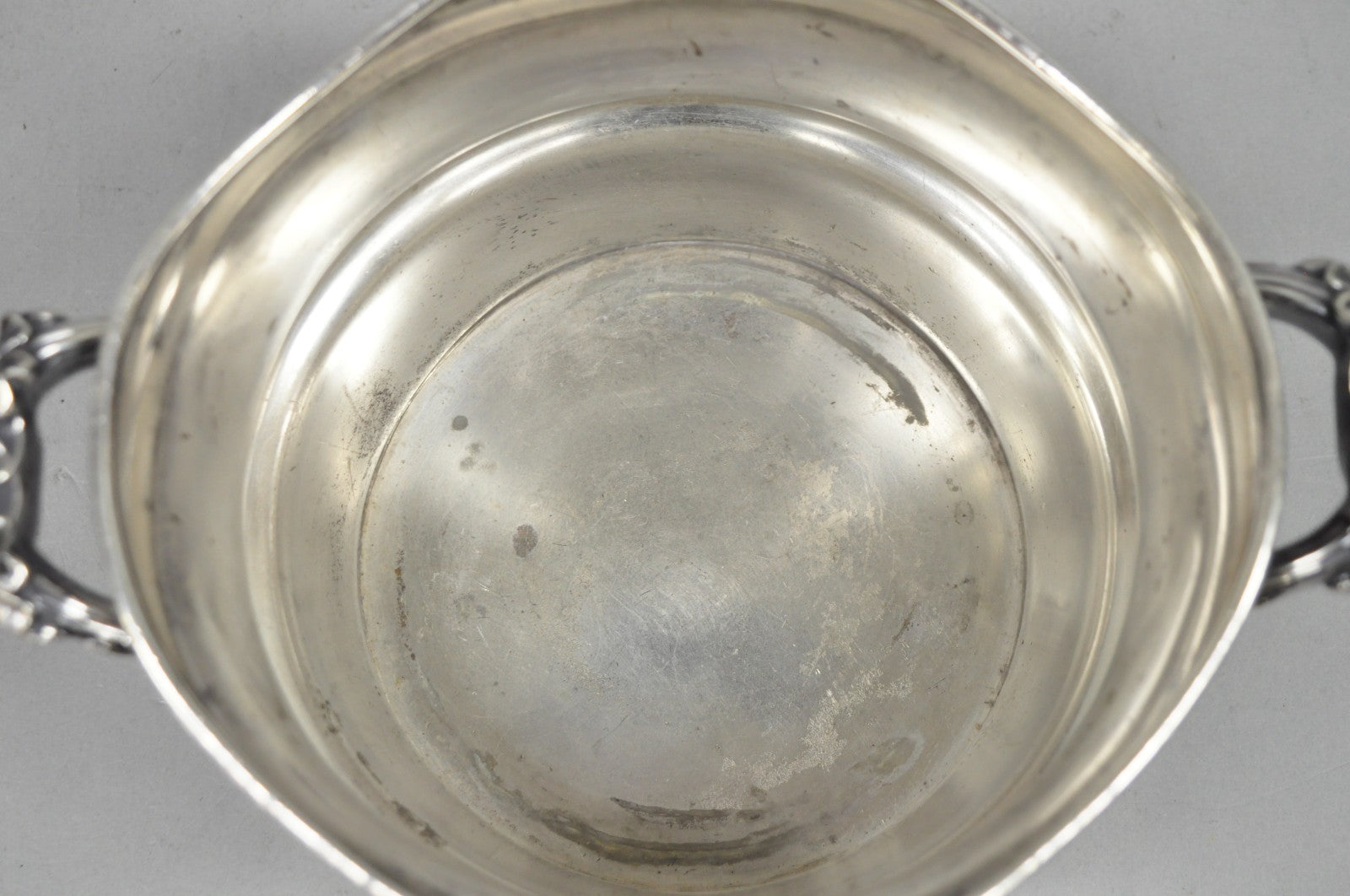Art Nouveau Silver Plated Floral Repousse Champagne Chiller Wine Bottle Coaster