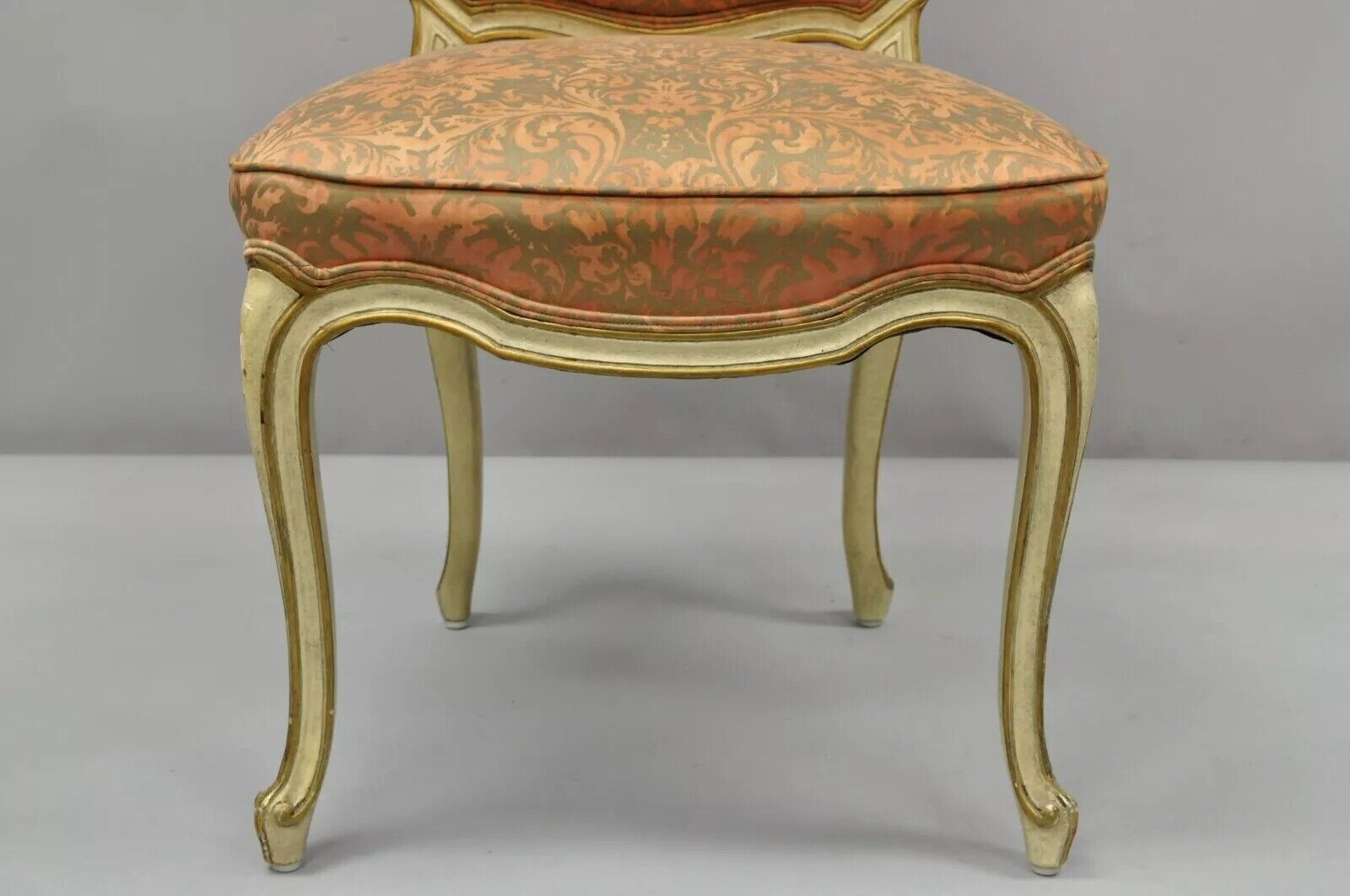 Italian Provincial French Hollywood Regency Dining Side Chairs - Set of 4