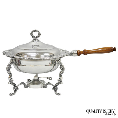 Vintage Sheffield Victorian Silver Plated Large Warmer Chafing Serving Dish