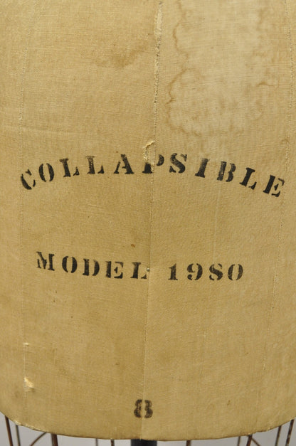 Vintage Wolf Model Form Model 1980 Size 8 Dress Form Mannequin