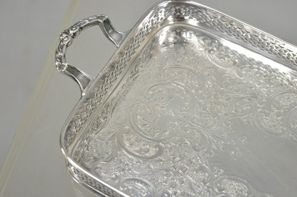 Vintage Wallace 335 Victorian Silver Plated Small Whatnot Trinket Dish Tray