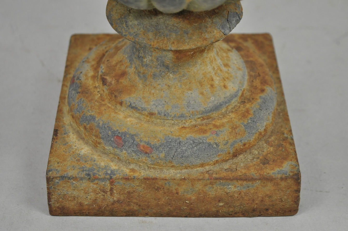 Antique Cast Iron 12.5" French Classical Small Urn Garden Flower Planter Pot