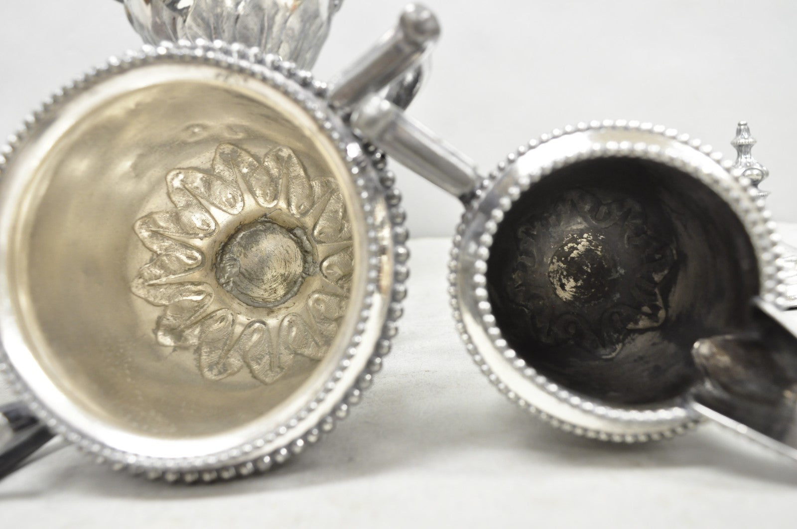Antique Reed & Barton 1929 English Regency Silver Plated Samovar Tea Set 4 Pcs