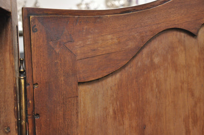 French Country Normandy France Carved Walnut Large Wardrobe Armoire Cabinet