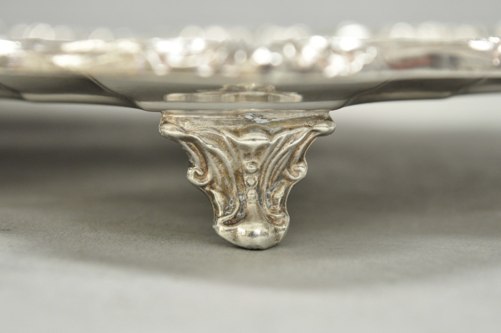 Vintage Taunton Statehouse Victorian Silver Plated Narrow Serving Platter Tray
