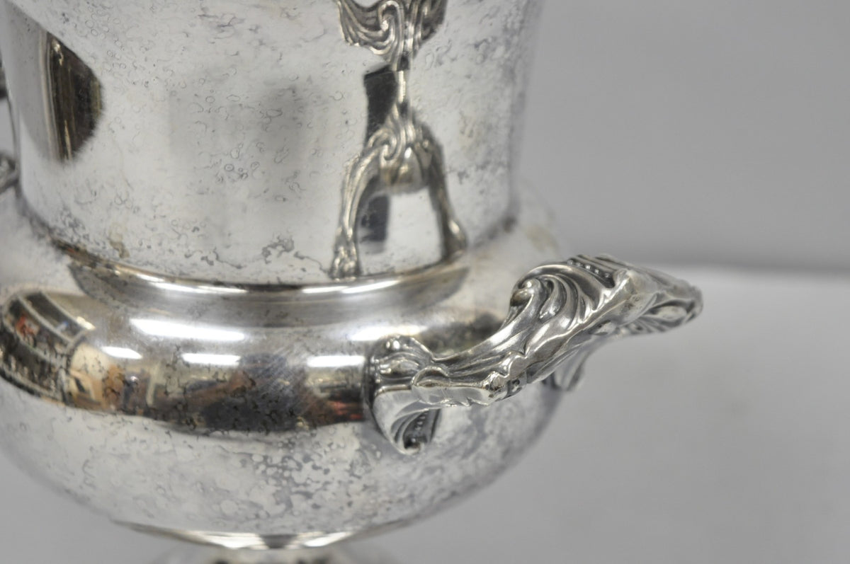 Vintage Sheridan Victorian Engraved Silver Plated Champagne Chiller Ice Bucket