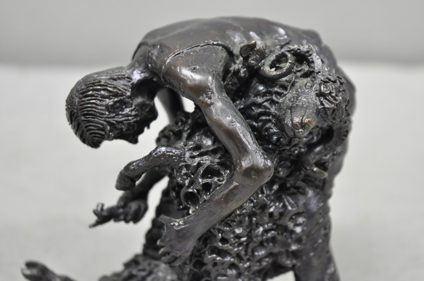 Eddie Hackman The Shearer Bronze Figure Limited Edition 1986 Australian Outback