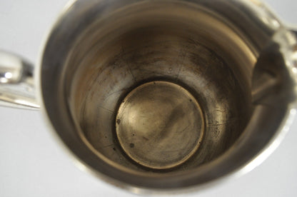 Vintage N.S. Co Victorian Bulbous Silver Plated Lemonade Beverage Water Pitcher