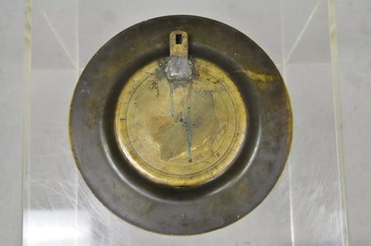Bronze King Umberto Visiting Cholera Hospital Naples 1884 Dish Wall Plaque