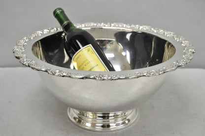 Vintage Oneida Victorian Silver Plated Punch Bowl Champagne Chiller Ice Bucket