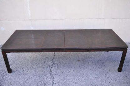 Mario Buatta for John Widdicomb Faux Tortoiseshell Chinoiserie Dining Table