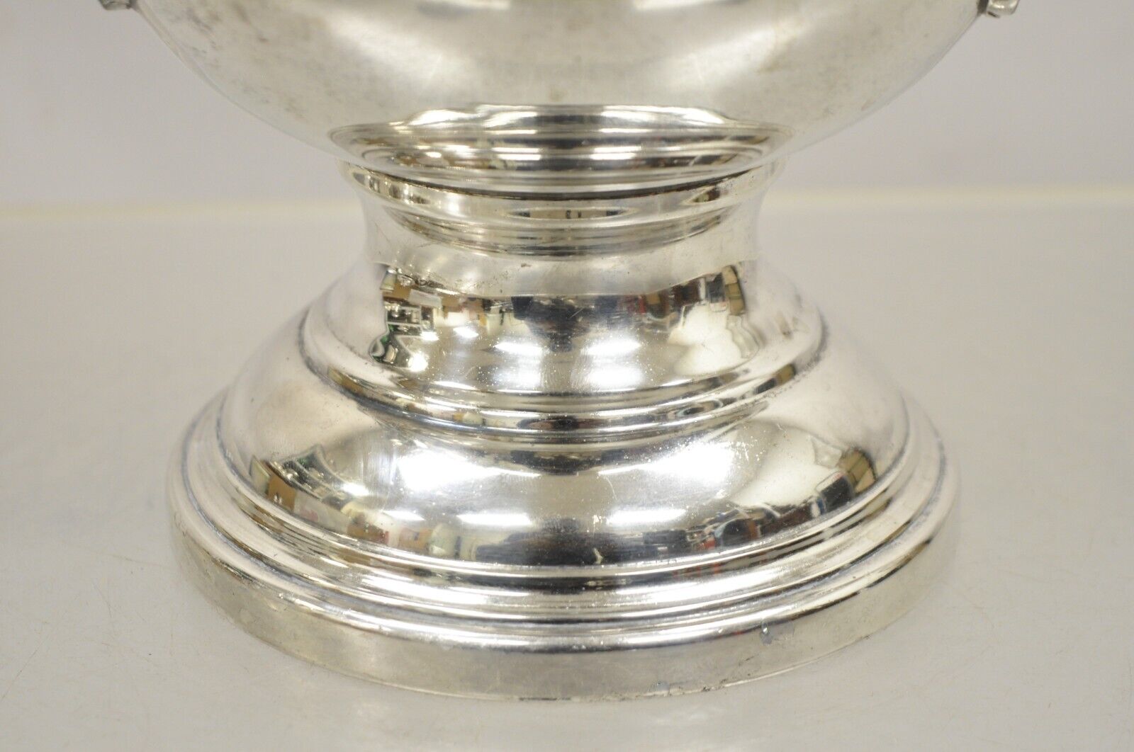 Vintage Silver Plated Twin Handles Champagne Chiller Ice Bucket