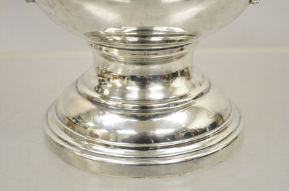 Vintage Silver Plated Twin Handles Champagne Chiller Ice Bucket