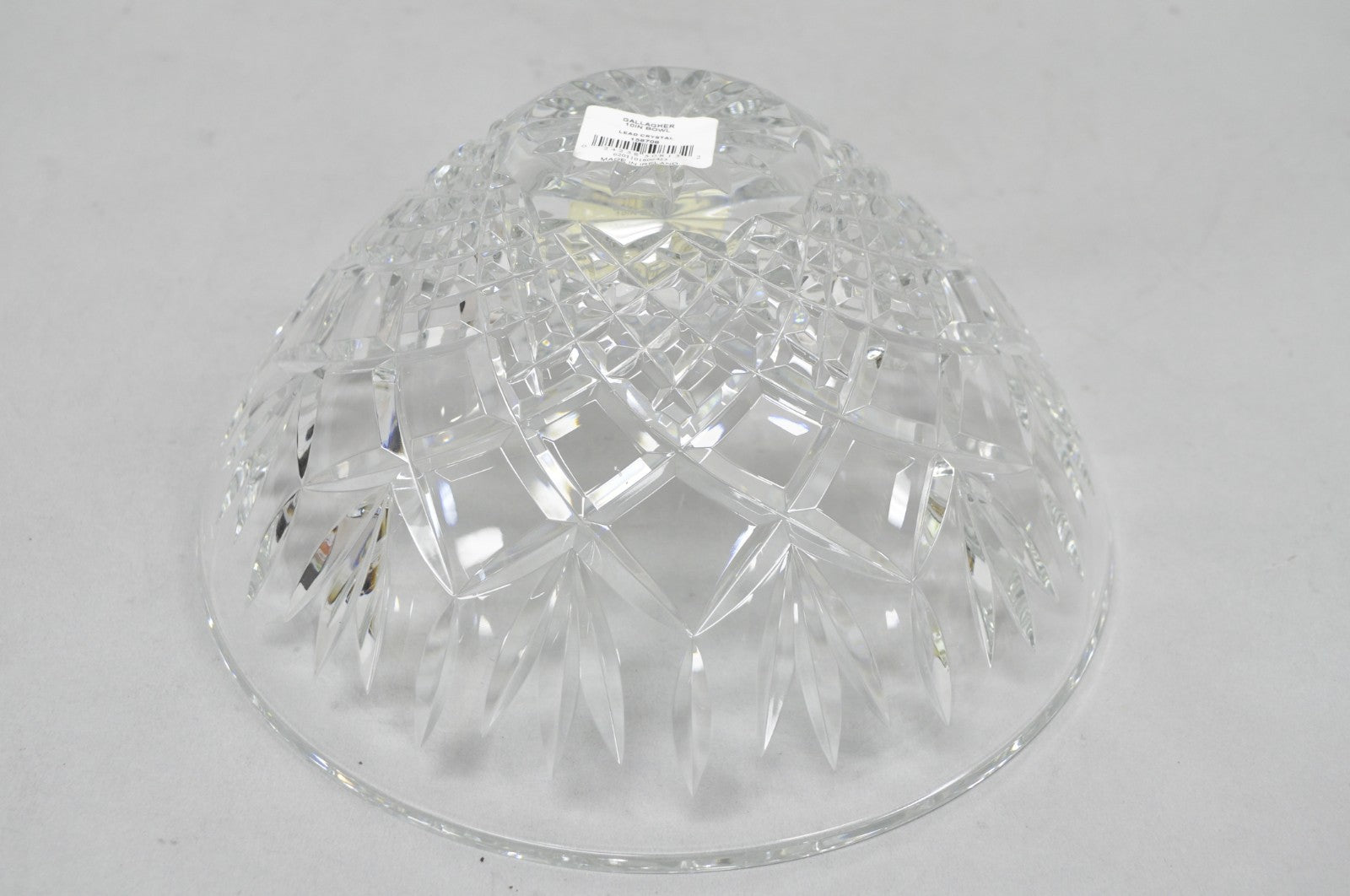 Waterford Cut Crystal Lead Glass 10" Centerpiece "Gallagher" Bowl 158709