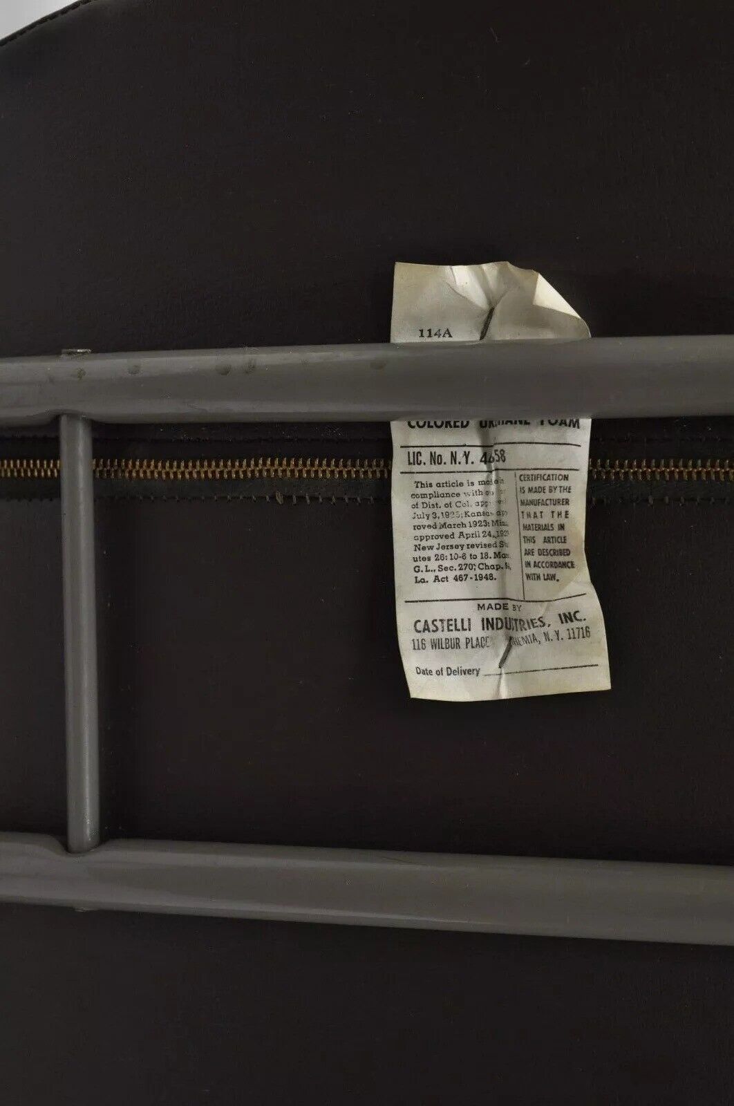 Giancarlo Piretti Castelli Italian Mid Century Modern Brown Arm Chairs - a Pair