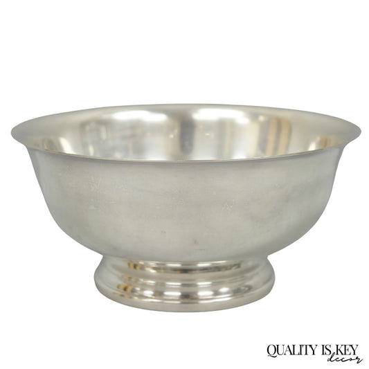 Vintage Mid Century Modern Gorham YC780 8" Silver Plated Serving Bowl