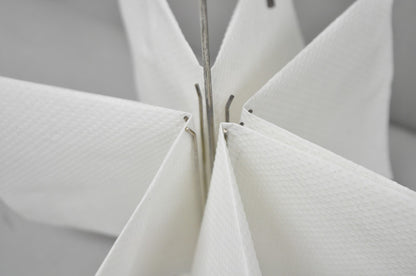 Mid Century Danish Modern Silver Plated Umbrella Cocktail Napkin Holder - Pair