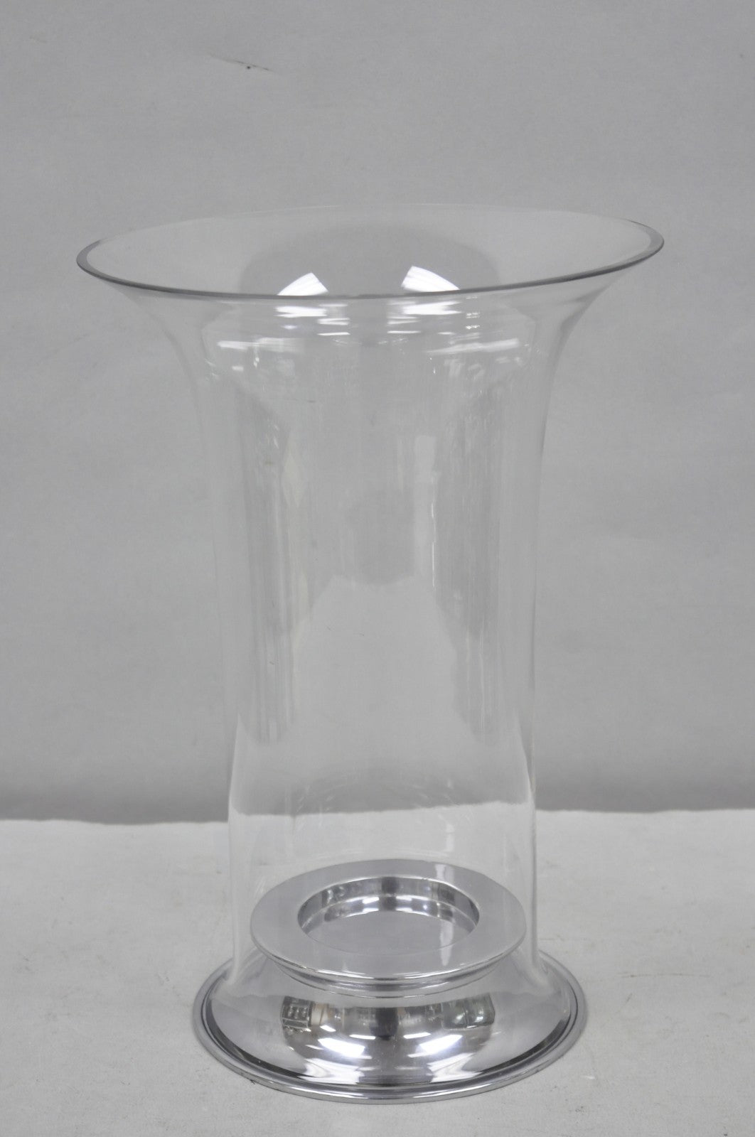 Ralph Lauren "Ella" Lauren Glass Fluted Hurricane Lamp Candle Holder AE200/043