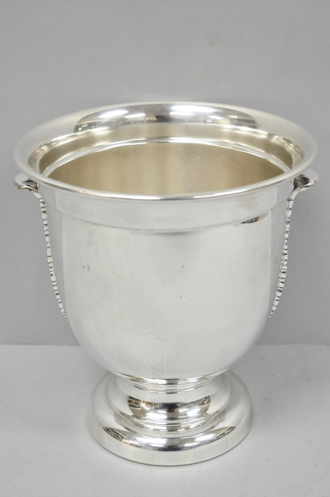 Vintage Sheffield English Regency Silver Plated Champagne Chiller Ice Bucket