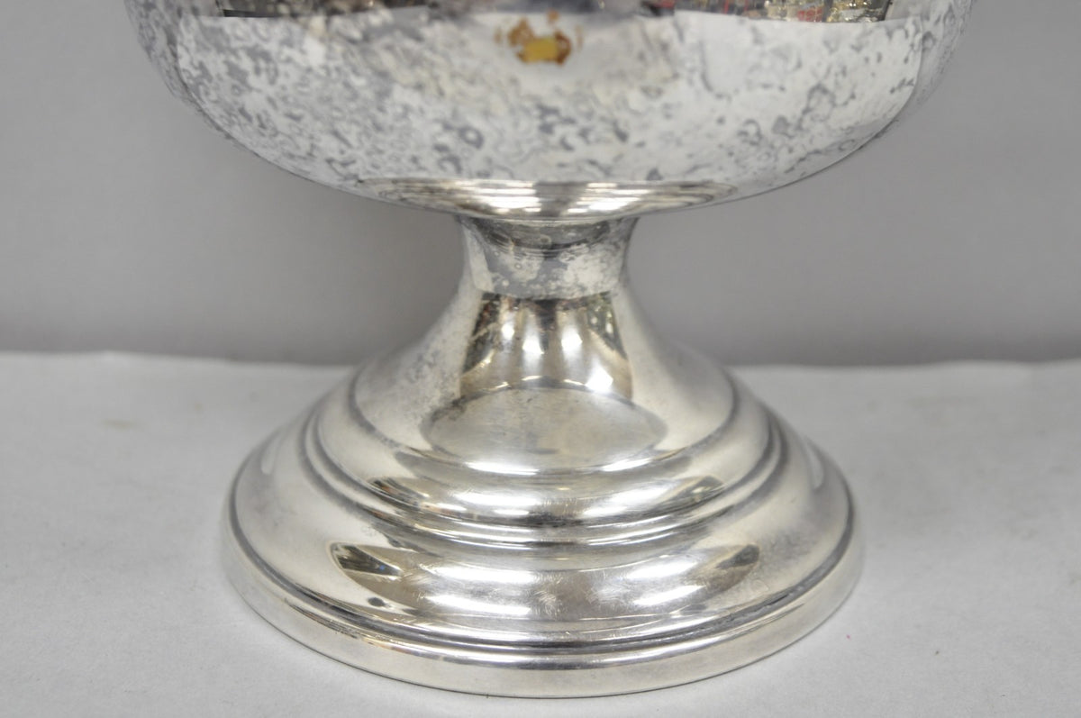 Vintage Sheridan Victorian Engraved Silver Plated Champagne Chiller Ice Bucket