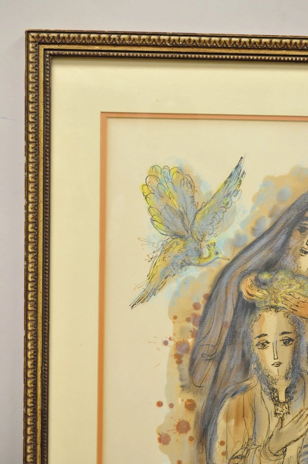 Reuven Rubin Story of David 1971 Signed & Numbered Lithograph Print Judaica Art