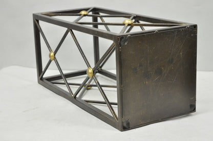 Contemporary Italian Neoclassical Style Iron X- Form Umbrella Cane Stand