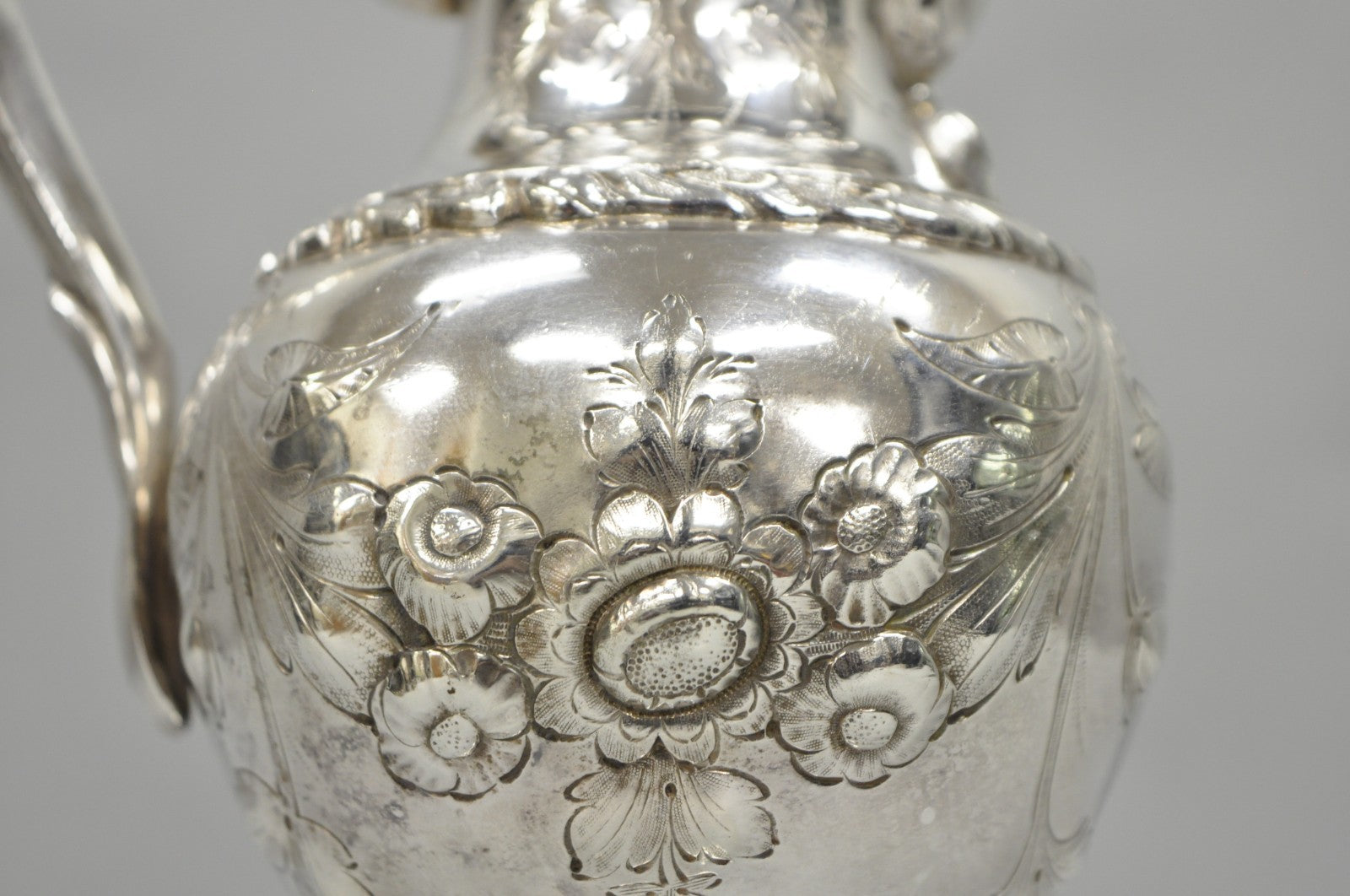 Antique Art Nouveau Rogers Smith Silver Plated Swan Coffee Creamer Small Tea Pot