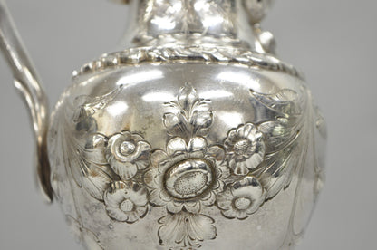 Antique Art Nouveau Rogers Smith Silver Plated Swan Coffee Creamer Small Tea Pot
