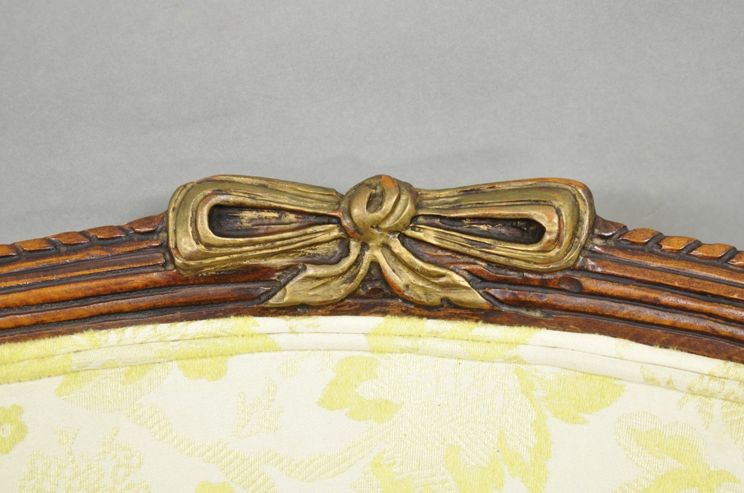 Vintage French Hollywood Regency Carved Mahogany Parlor Lounge Chairs - a Pair