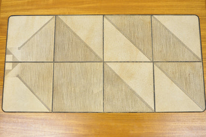 Vintage Gangso Mobler Mid Century Danish Modern Teak Tile Top Coffee Table