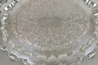 Antique John Turton Sheffield England Victorian Silver Plated Tea Set - 7 Pc Set