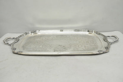 Vintage 1847 Rogers Bros "Remembrance" 9898 Silver Plated Serving Platter Tray
