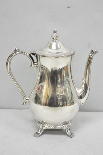 Vintage International Silver Co Silver Plated Victorian Teapot Coffee Pot
