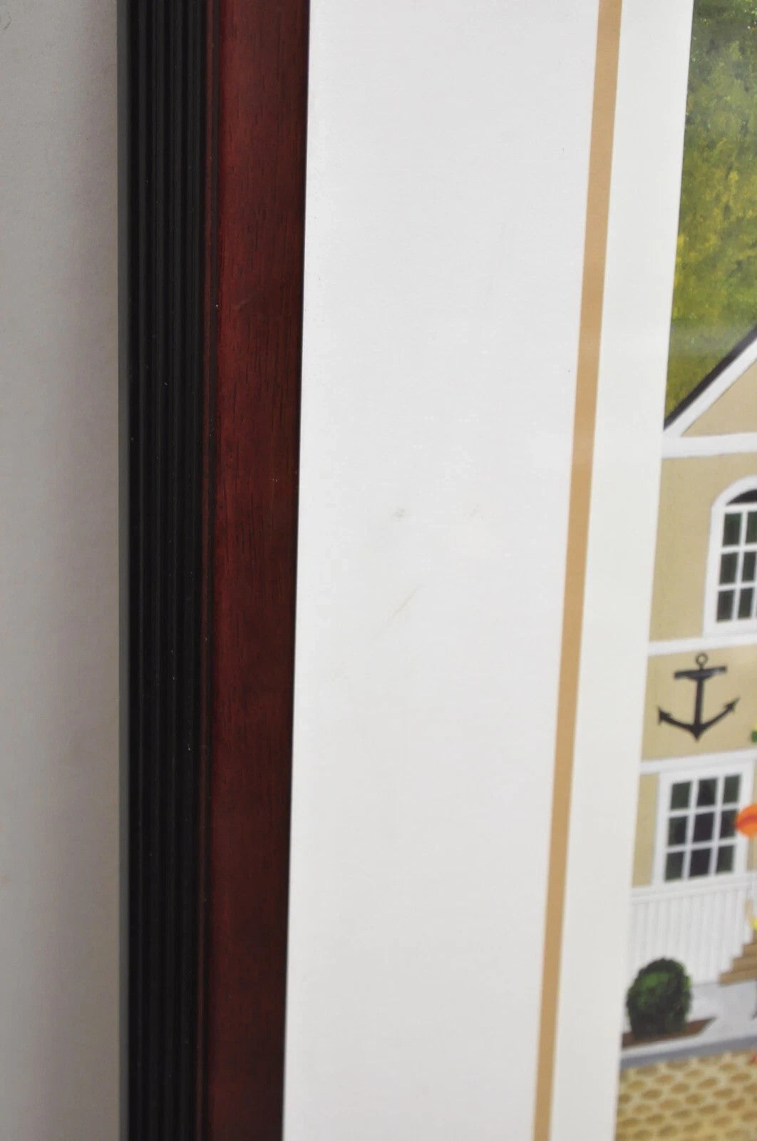 Jane Wooster Scott Signed and Numbered Serigraph Framed Art "Carefree Days"